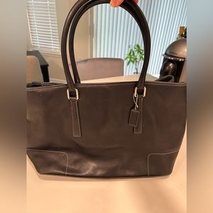 Coach black letter bag